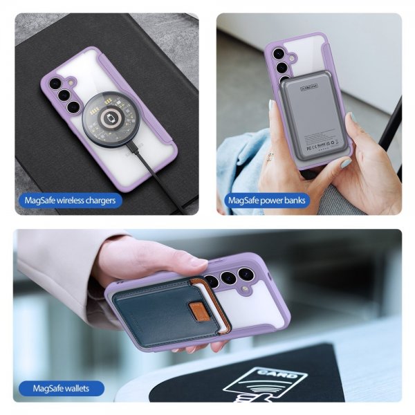 Dux Ducis Samsung Galaxy S25 Fodral Skin X Pro Series MagSafe Lila