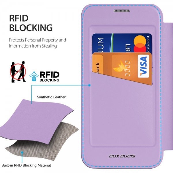 Dux Ducis Samsung Galaxy S25 Fodral Skin X Pro Series MagSafe Lila
