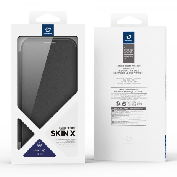 Dux Ducis Samsung Galaxy S25 Fodral Skin X Pro Series MagSafe Svart