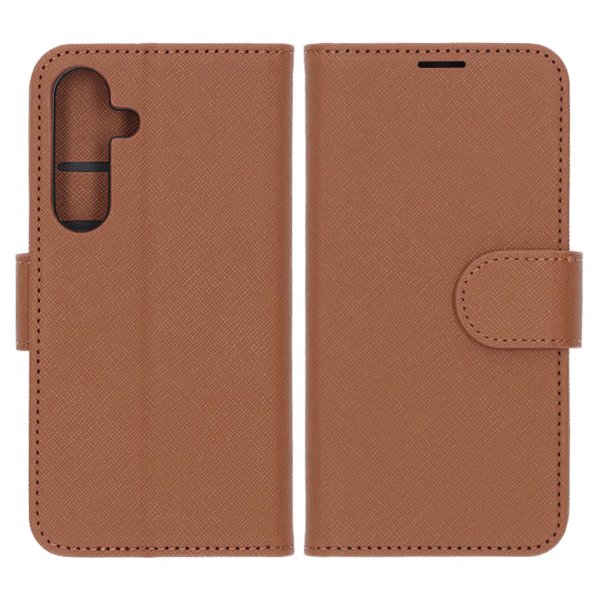 Samsung Galaxy S25 Fodral med Kortfack Stativfunktion Brun