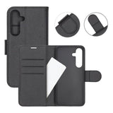 Samsung Galaxy S25 Fodral med Kortfack Stativfunktion Svart