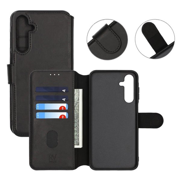 Rvelon Samsung Galaxy S25 Fodral 4 Kortfack Svart