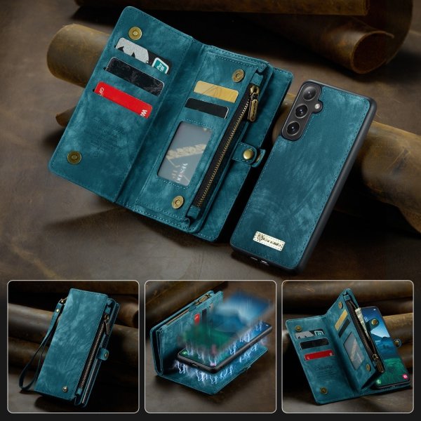 CaseMe Samsung Galaxy S25 Plus Fodral 008 Series Löstagbart Skal Blå