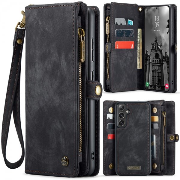 CaseMe Samsung Galaxy S25 Plus Fodral 008 Series Löstagbart Skal Svart