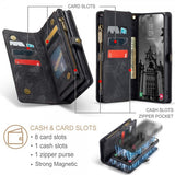 CaseMe Samsung Galaxy S25 Plus Fodral 008 Series Löstagbart Skal Svart