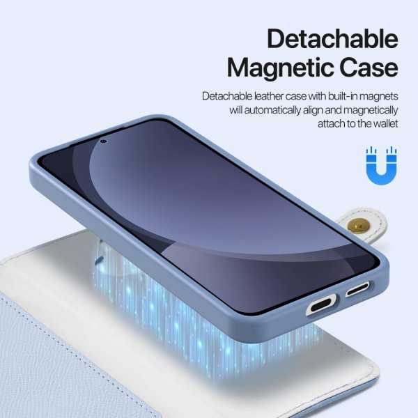 Dux Ducis Samsung Galaxy S25 Plus Fodral 2-i-1 Lawa Series MagSafe Blå