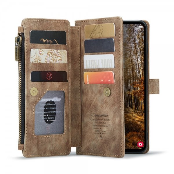CaseMe Samsung Galaxy S24 Plus/S25 Plus Fodral C30 Series Brun