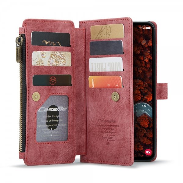CaseMe Samsung Galaxy S24 Plus/S25 Plus Fodral C30 Series Röd
