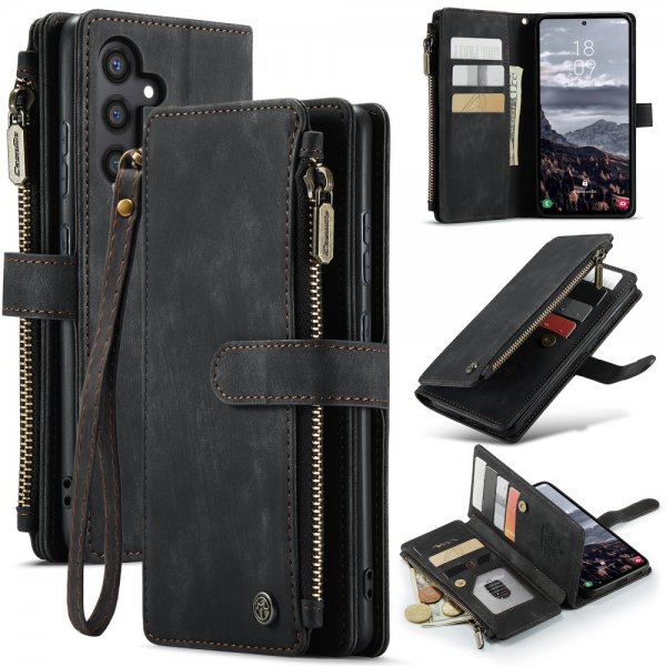 CaseMe Samsung Galaxy S24 Plus/S25 Plus Fodral C30 Series Svart