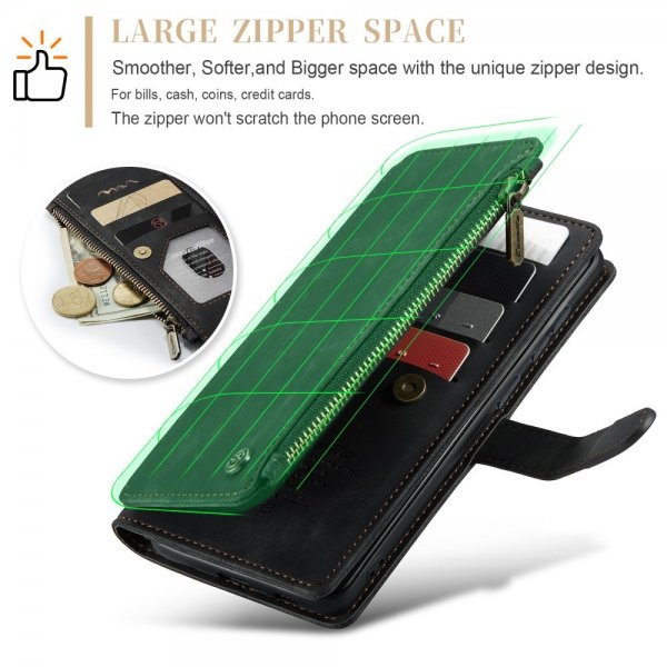 CaseMe Samsung Galaxy S24 Plus/S25 Plus Fodral C30 Series Svart