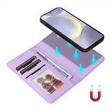 Betopnice Samsung Galaxy S25 Plus Fodral med Löstagbart Skal 005 Lila