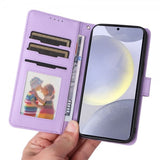 Betopnice Samsung Galaxy S25 Plus Fodral med Löstagbart Skal 005 Lila
