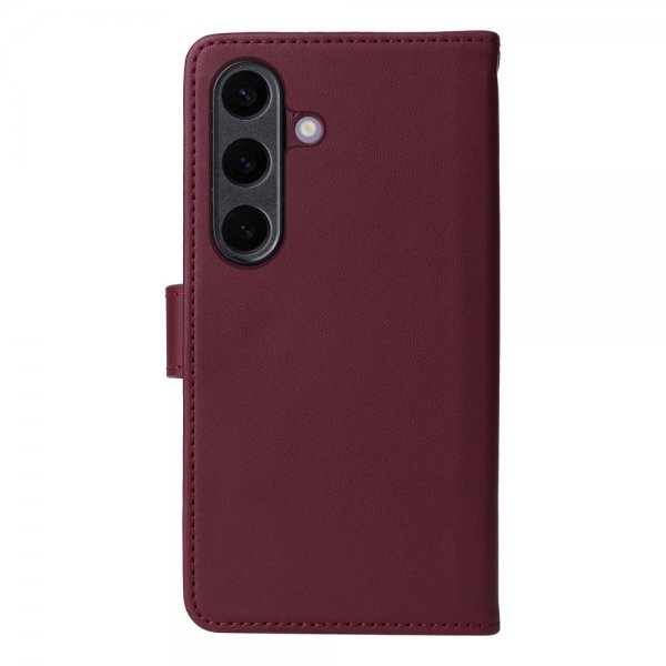 Betopnice Samsung Galaxy S25 Plus Fodral med Löstagbart Skal 005 Röd