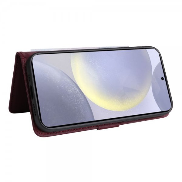 Betopnice Samsung Galaxy S25 Plus Fodral med Löstagbart Skal 005 Röd