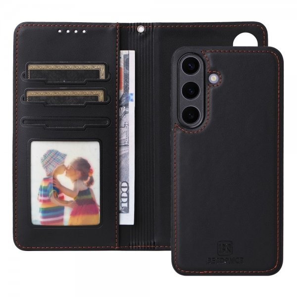 Betopnice Samsung Galaxy S25 Plus Fodral med Löstagbart Skal 005 Svart