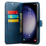 Dg.Ming Samsung Galaxy S25 Plus Fodral med Löstagbart Skal Blå