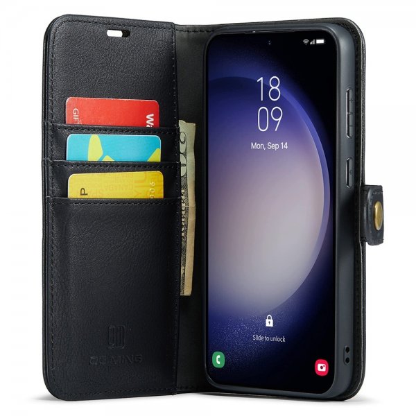 Dg.Ming Samsung Galaxy S25 Plus Fodral med Löstagbart Skal Svart