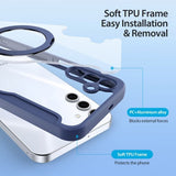 Dux Ducis Samsung Galaxy S25 Plus Fodral Skin X Pro Series Kickstand MagSafe Blå