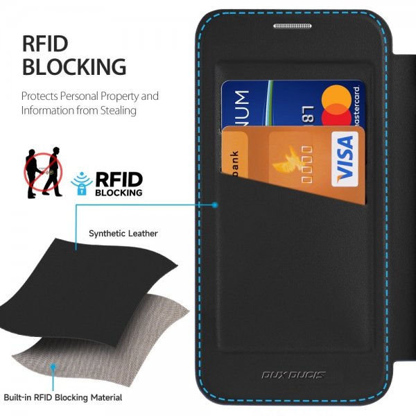 Dux Ducis Samsung Galaxy S25 Plus Fodral Skin X Pro Series Kickstand MagSafe Svart