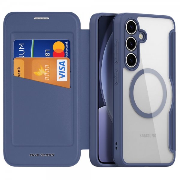 Dux Ducis Samsung Galaxy S25 Plus Fodral Skin X Pro Series MagSafe Blå