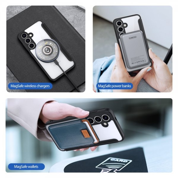 Dux Ducis Samsung Galaxy S25 Plus Fodral Skin X Pro Series MagSafe Svart