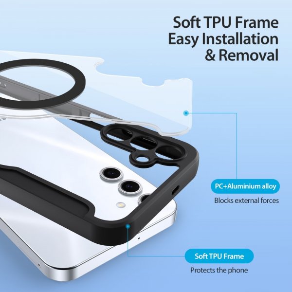 Dux Ducis Samsung Galaxy S25 Plus Fodral Skin X Pro Series MagSafe Svart
