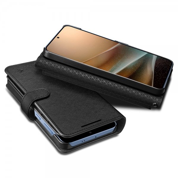 Spigen Samsung Galaxy S25 Plus Fodral Wallet S Svart