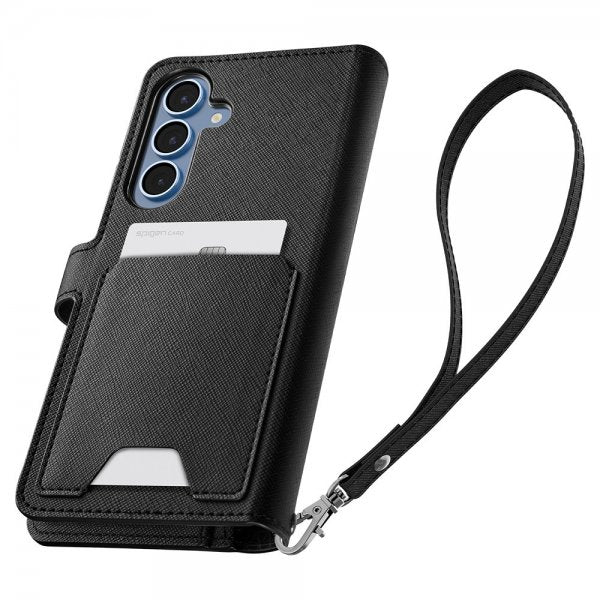 Spigen Samsung Galaxy S25 Plus Fodral Wallet S Svart