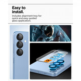Spigen Samsung Galaxy S25 Plus Kameraskydd GLAS.tR EZ Fit Optik Pro 2-pack Svart