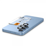 Spigen Samsung Galaxy S25 Plus Kameraskydd GLAS.tR EZ Fit Optik Pro 2-pack Svart