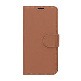 Samsung Galaxy S25 Plus Fodral med Kortfack Stativfunktion Brun