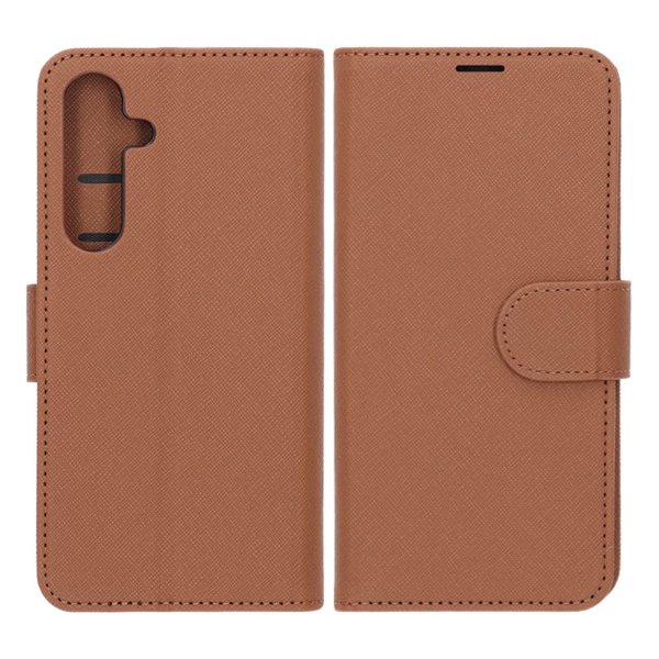 Samsung Galaxy S25 Plus Fodral med Kortfack Stativfunktion Brun
