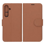 Samsung Galaxy S25 Plus Fodral med Kortfack Stativfunktion Brun