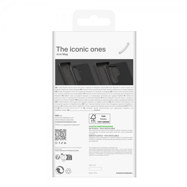 Puro Samsung Galaxy S25 Plus Skal ICON Mag Svart
