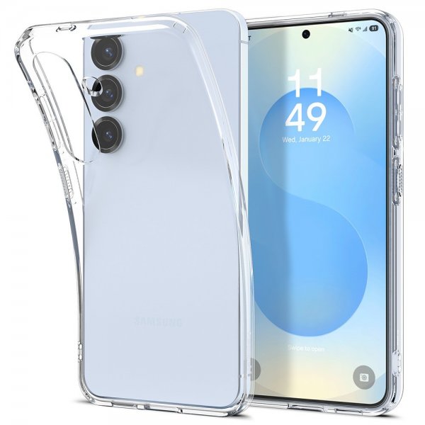Spigen Samsung Galaxy S25 Plus Skal Liquid Crystal Crystal Clear