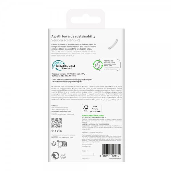 Puro Samsung Galaxy S25 Plus Skal Nude Transparent