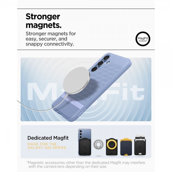 Spigen Samsung Galaxy S25 Plus Skal Parallax MagFit Purple-ish