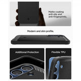 Spigen Samsung Galaxy S25 Plus Skal Rugged Armor MagFit Matte Black