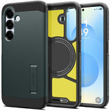 Spigen Samsung Galaxy S25 Plus Skal Tough Armor MagFit Abyss Green