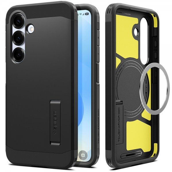 Spigen Samsung Galaxy S25 Plus Skal Tough Armor MagFit Svart