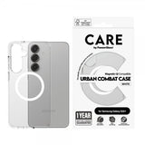 CARE by PanzerGlass Samsung Galaxy S25 Plus Skal Urban Combat MagSafe Vit