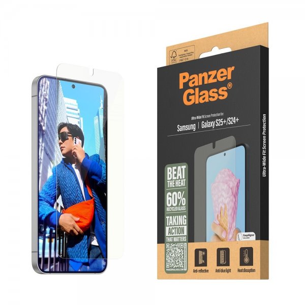 PanzerGlass Samsung Galaxy S24 Plus/Galaxy S25 Plus Skärmskydd All-in-One
