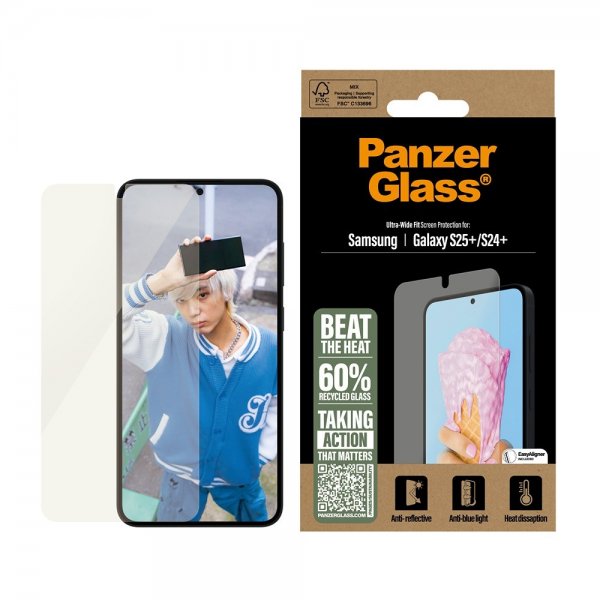 PanzerGlass Samsung Galaxy S24 Plus/Galaxy S25 Plus Skärmskydd All-in-One