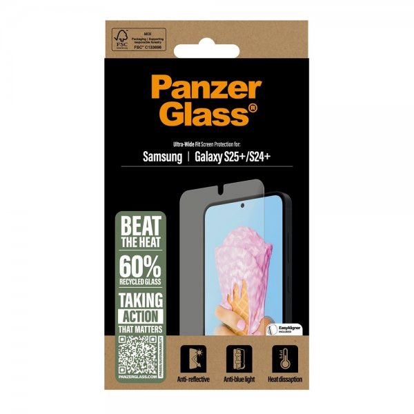PanzerGlass Samsung Galaxy S24 Plus/Galaxy S25 Plus Skärmskydd All-in-One