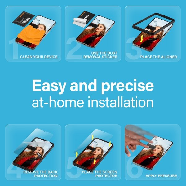PanzerGlass Samsung Galaxy S24 Plus/Galaxy S25 Plus Skärmskydd Ultra-Wide Fit EasyAligner