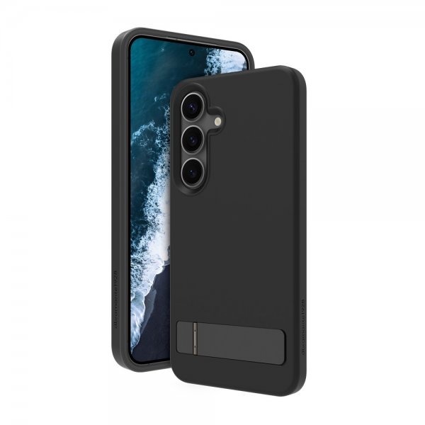 dbramante1928 Samsung Galaxy S25 Skal Iceland Pro Qi2 Kickstand Svart
