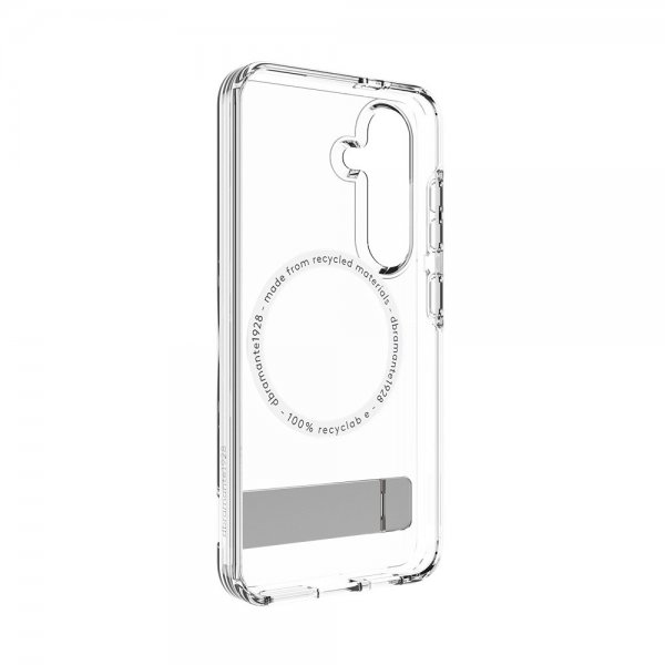 dbramante1928 Samsung Galaxy S25 Skal Iceland Pro Qi2 Kickstand Transparent