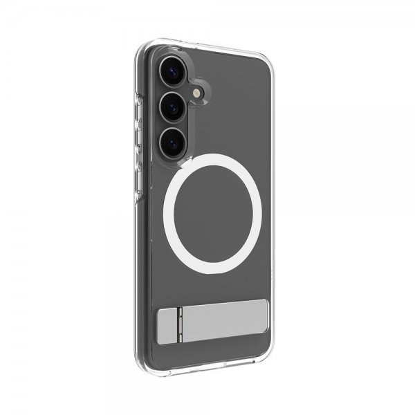 dbramante1928 Samsung Galaxy S25 Skal Iceland Pro Qi2 Kickstand Transparent