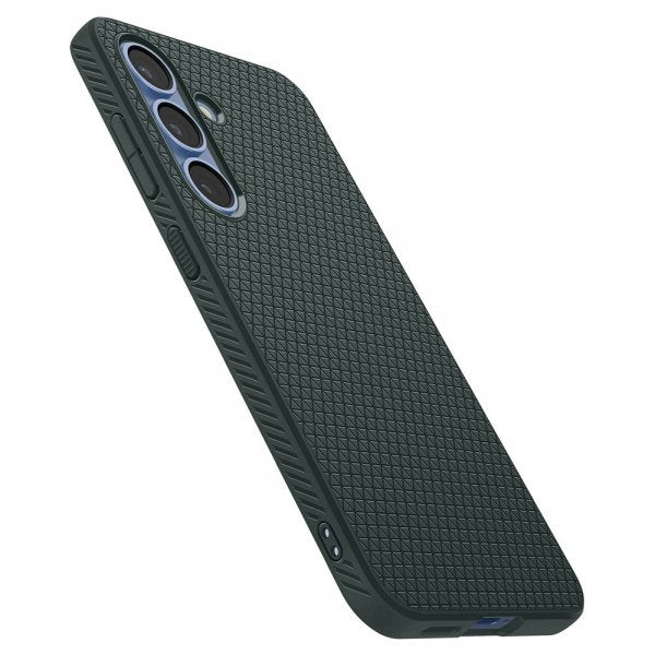 Spigen Samsung Galaxy S25 Skal Liquid Air Abyss Green