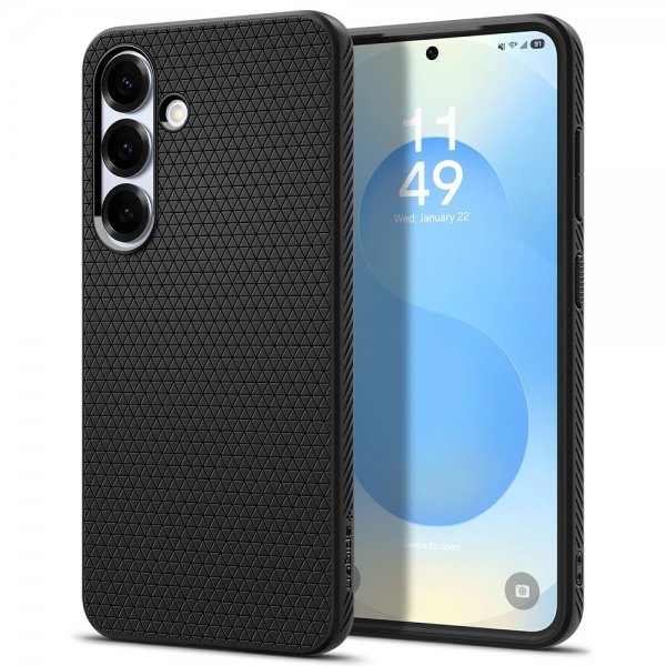 Spigen Samsung Galaxy S25 Skal Liquid Air Matte Black